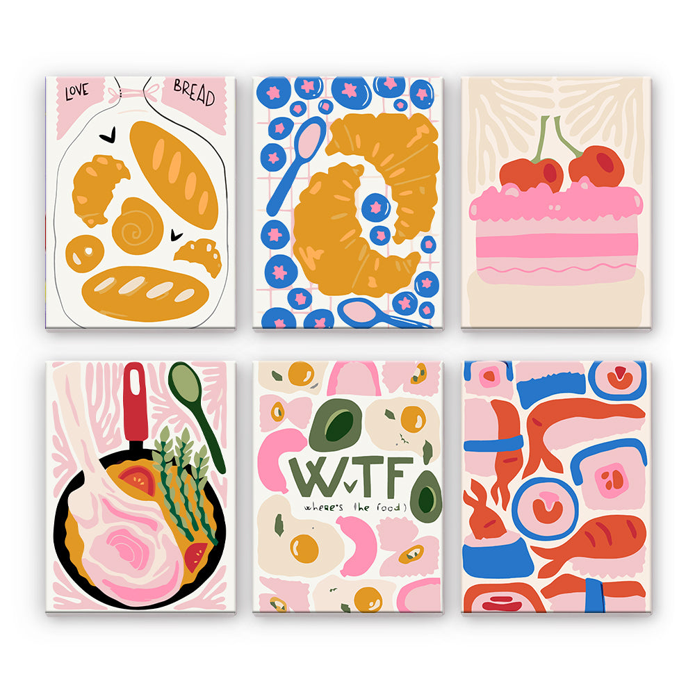 Playful Food Collage