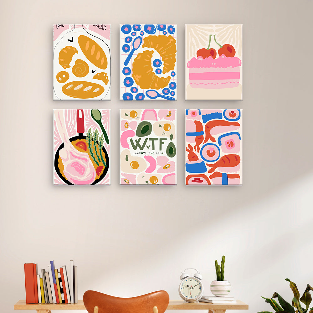 Playful Food Collage