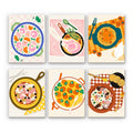 Comfort Food Illustrations