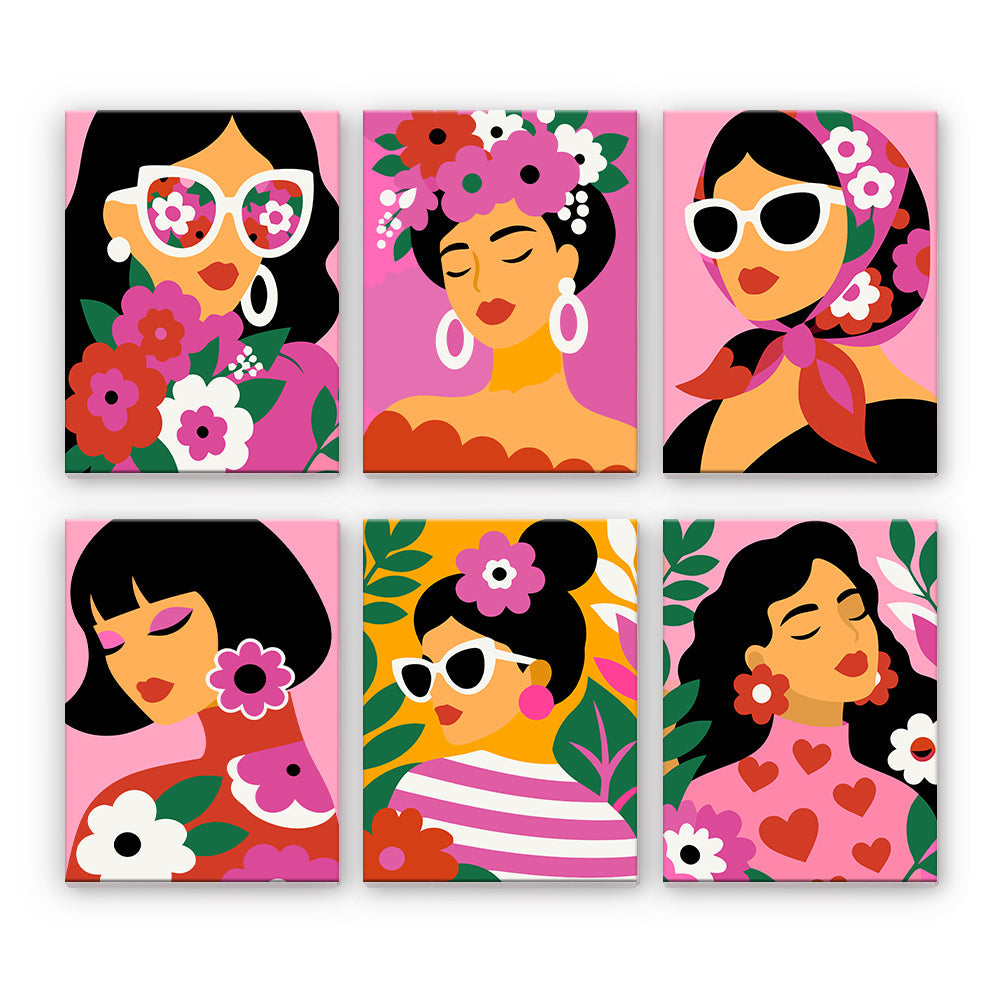 Floral Women Portraits