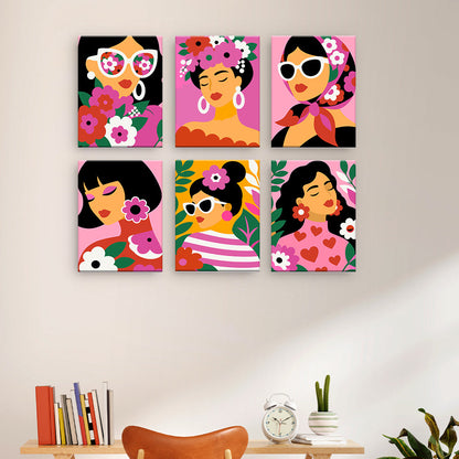 Floral Women Portraits