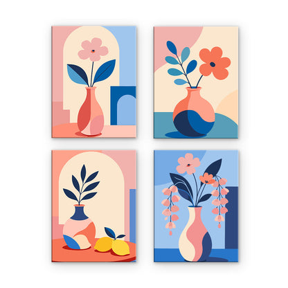 Modern Floral Vases
