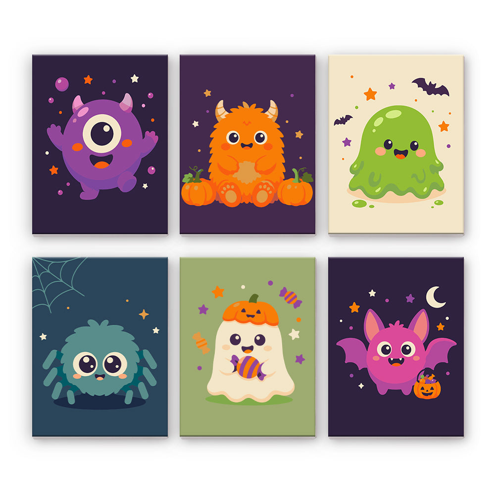 Cute Halloween Monsters