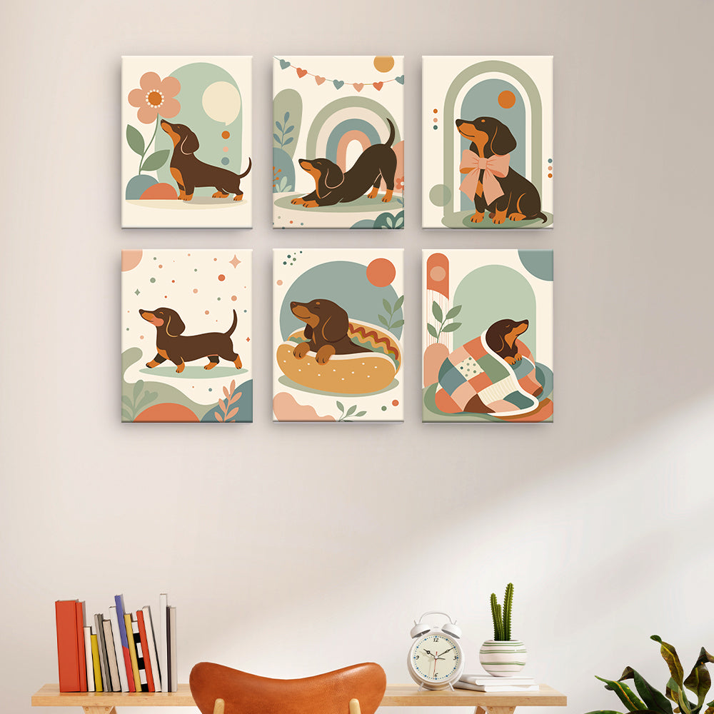 Cute Dachshund Portraits