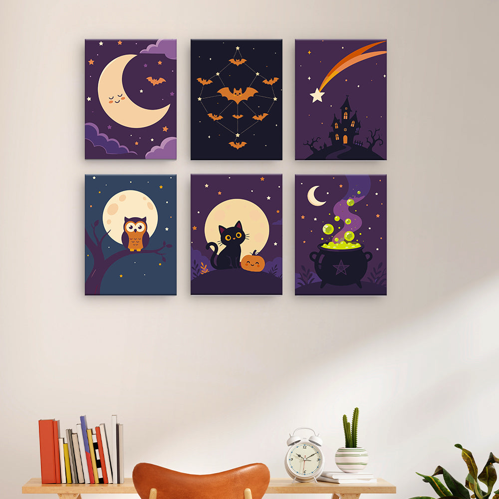 Moonlit Halloween Art