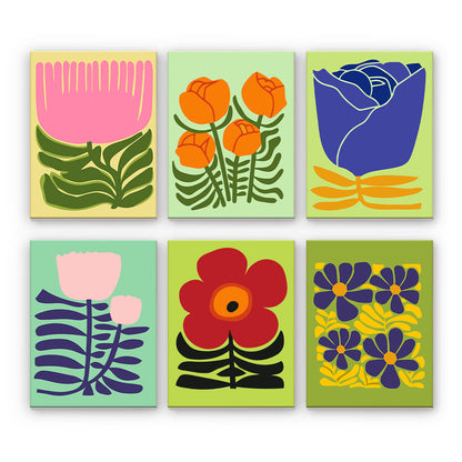 Modern Graphic Flowers