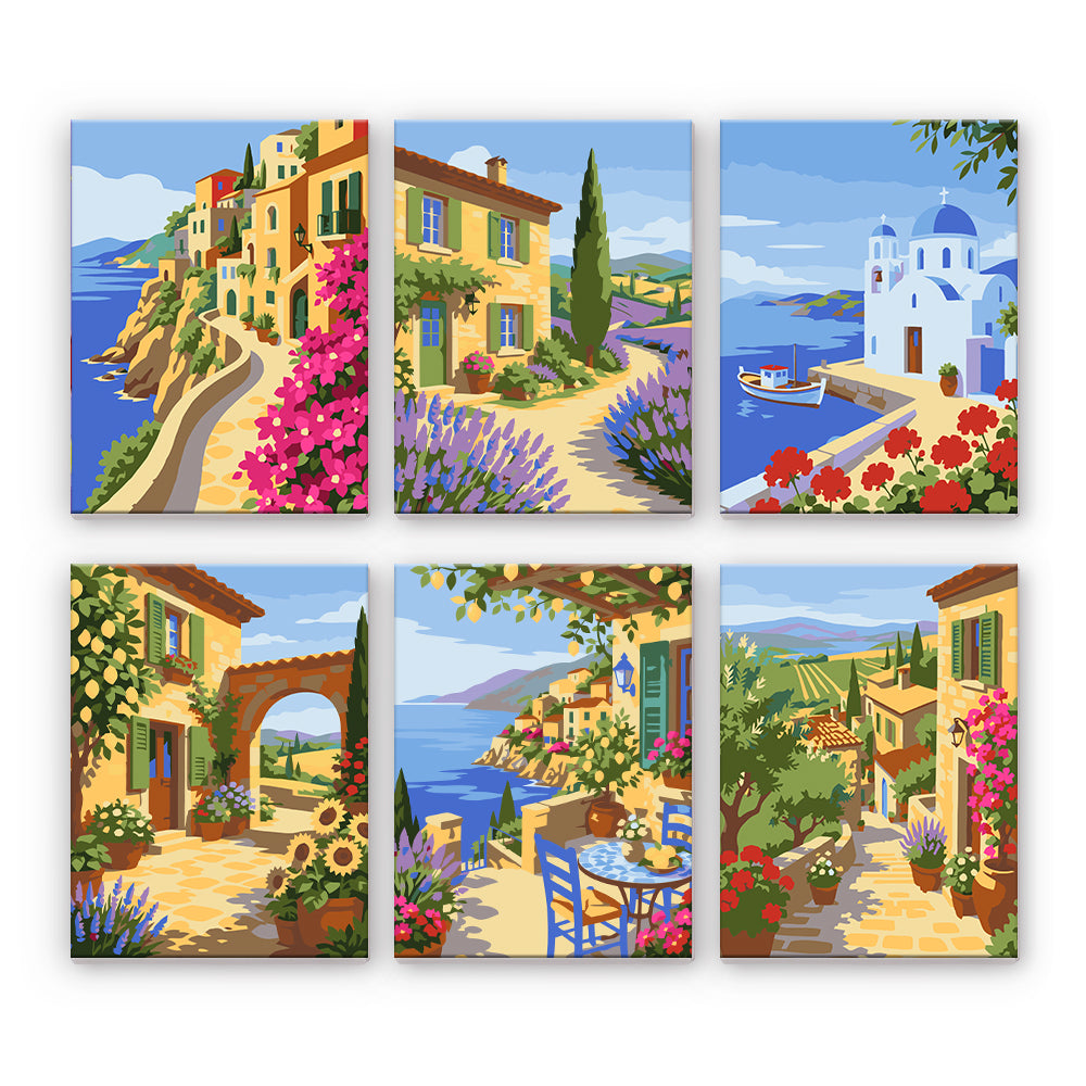 Mediterranean Village Scenes