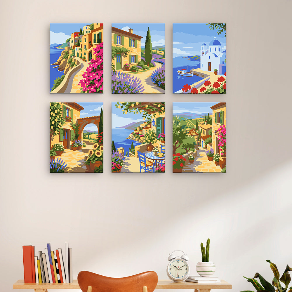 Mediterranean Village Scenes