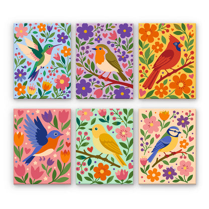 Floral Bird Illustrations