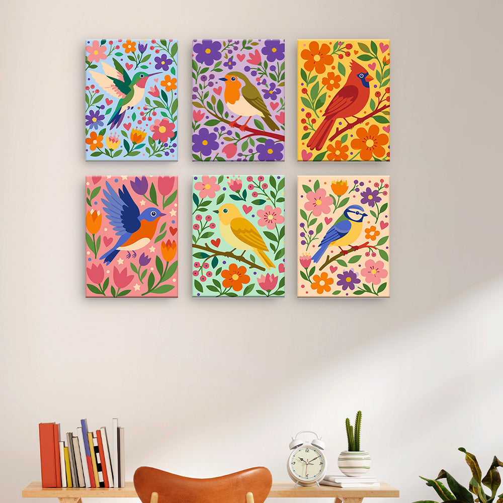 Floral Bird Illustrations