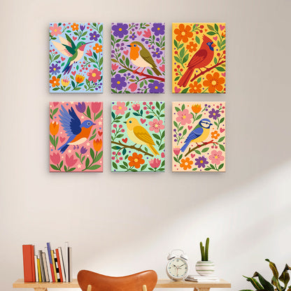 Floral Bird Illustrations