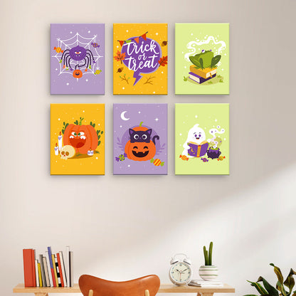 Pastel Halloween Characters