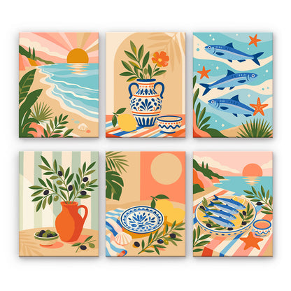 Mediterranean Food and Coast