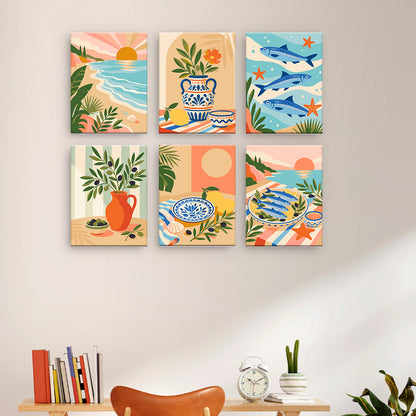 Mediterranean Food and Coast