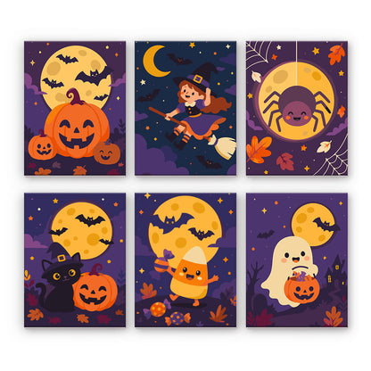Moonlit Halloween Characters