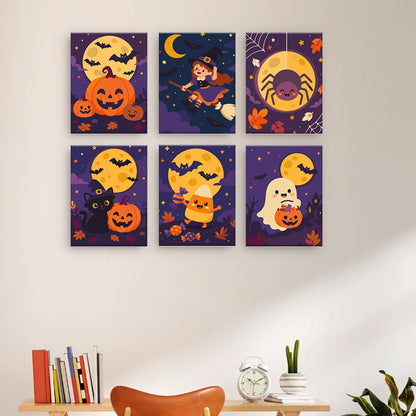 Moonlit Halloween Characters