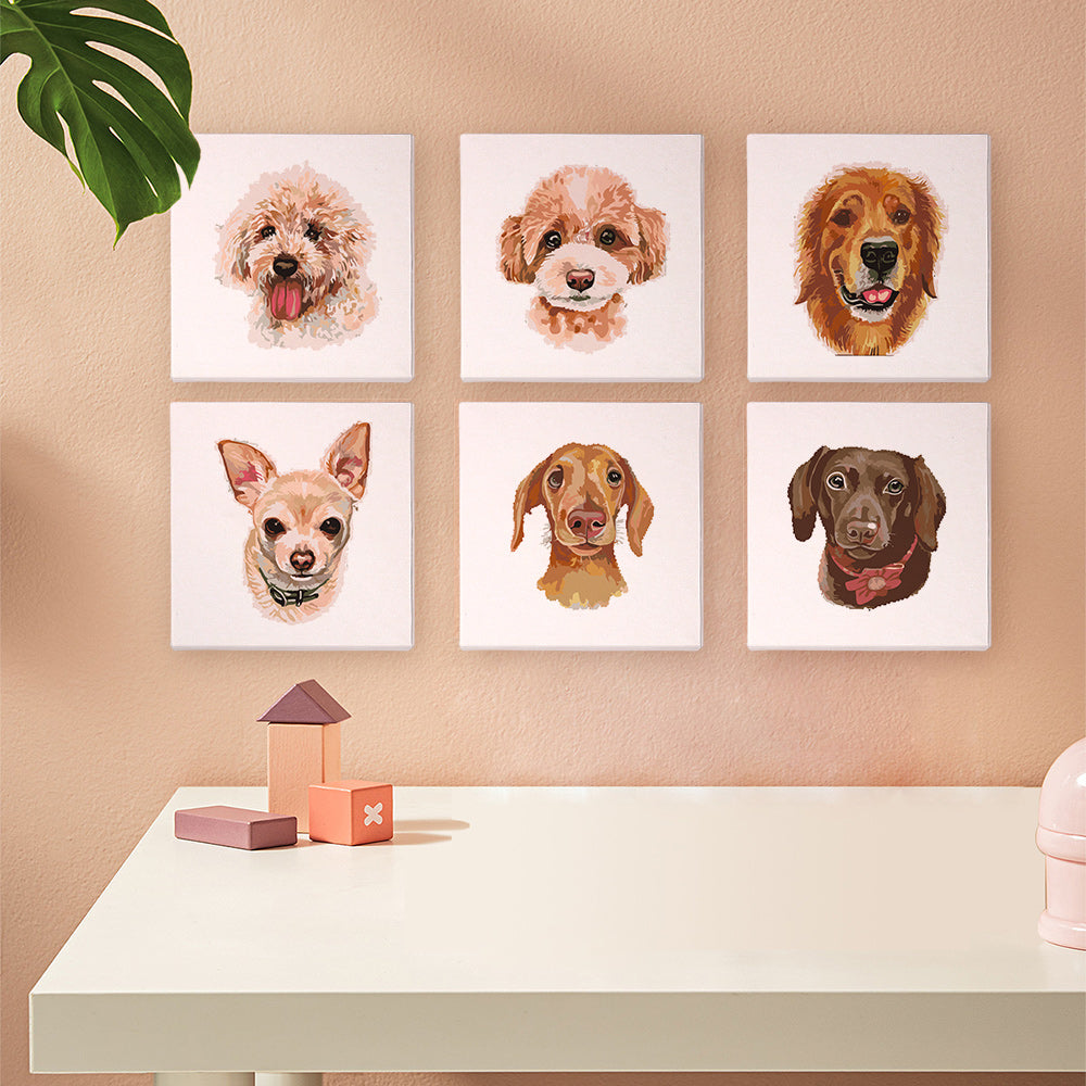 Dog Set - Paint by Numbers