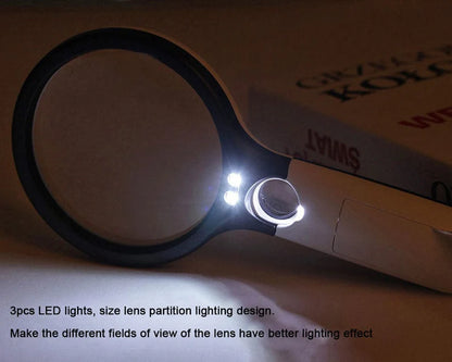 Magnifying Glass with LED Light