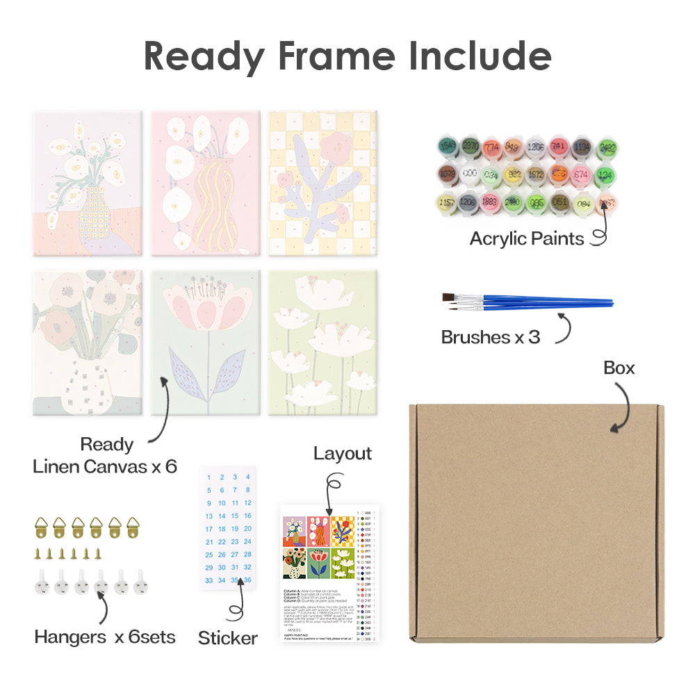 Floral Symphony (Set of 6)