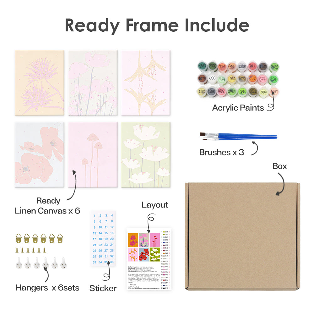 Artful Bloom (Set of 6)