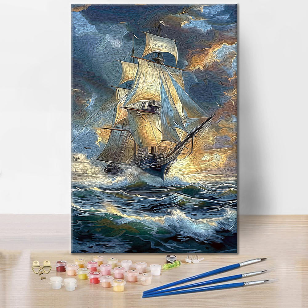 Sailboat - Paint by Numbers