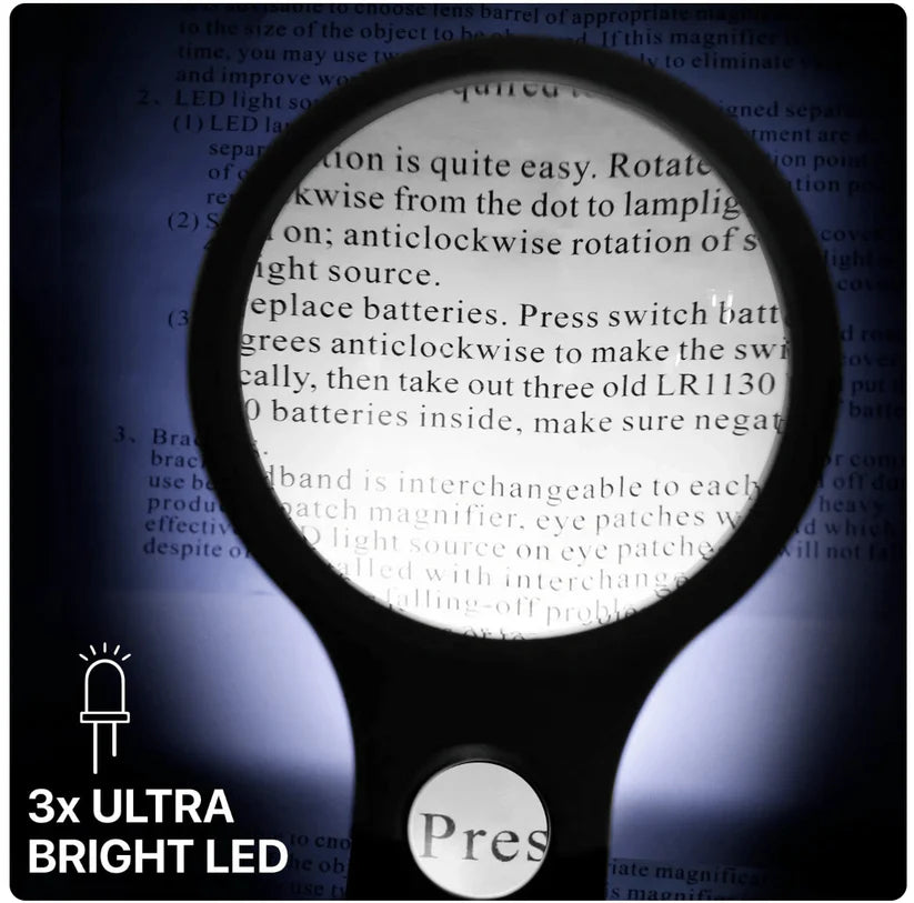 Magnifying Glass with LED Light