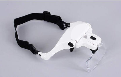 Magnifying Glasses LED Lighted Headband Magnifier Lamp